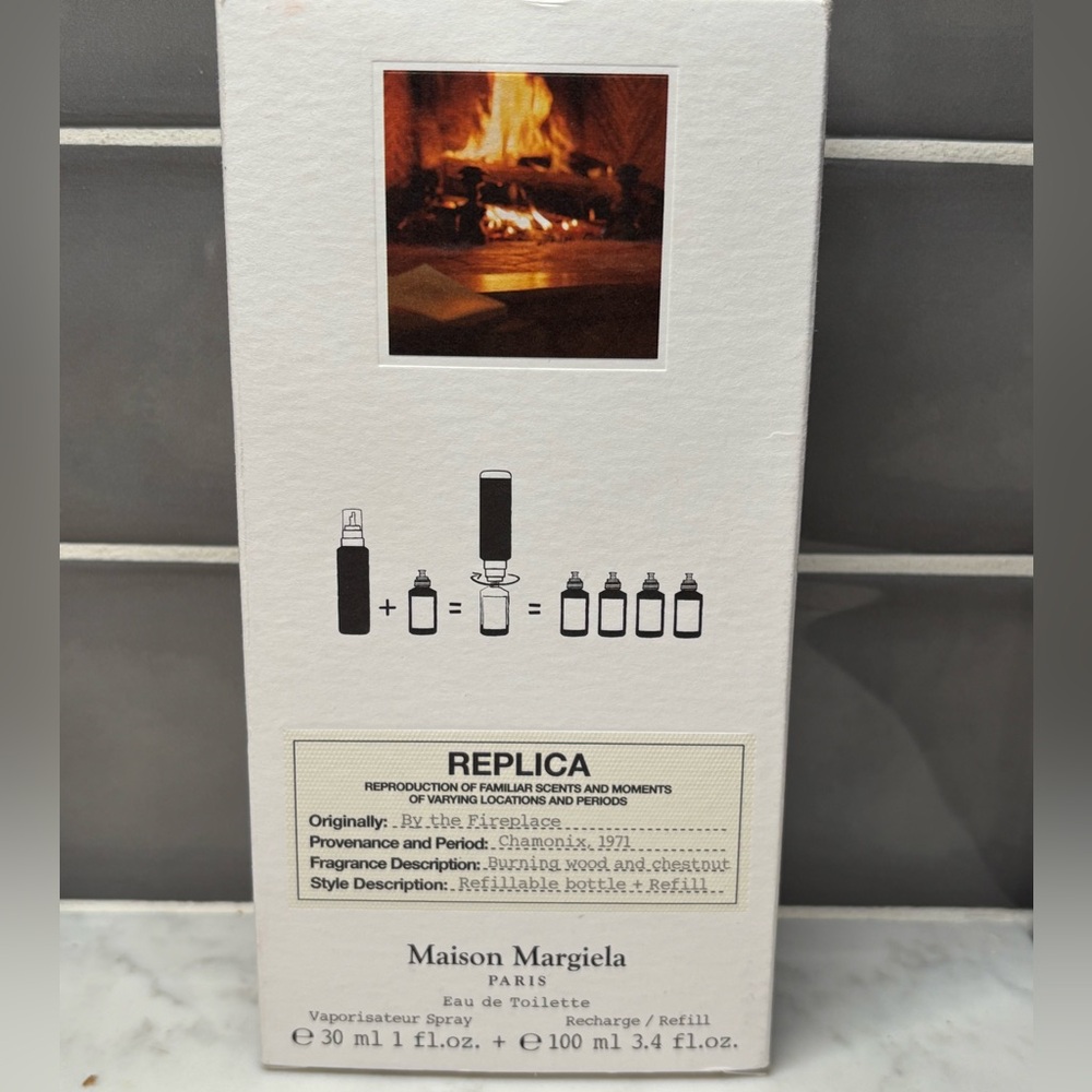 Replica By The Fireplace Set NEW IN BOX